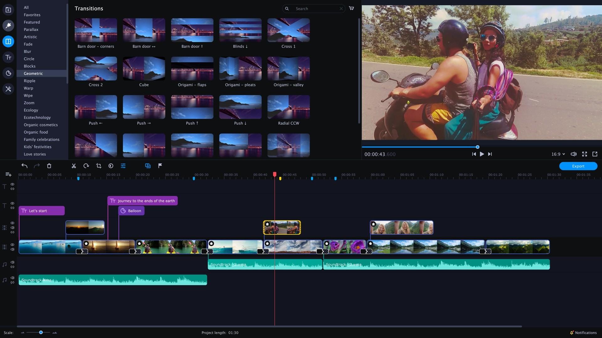 Screenshot №3 from game Movavi Video Editor Plus 2020 - Video Editing Software