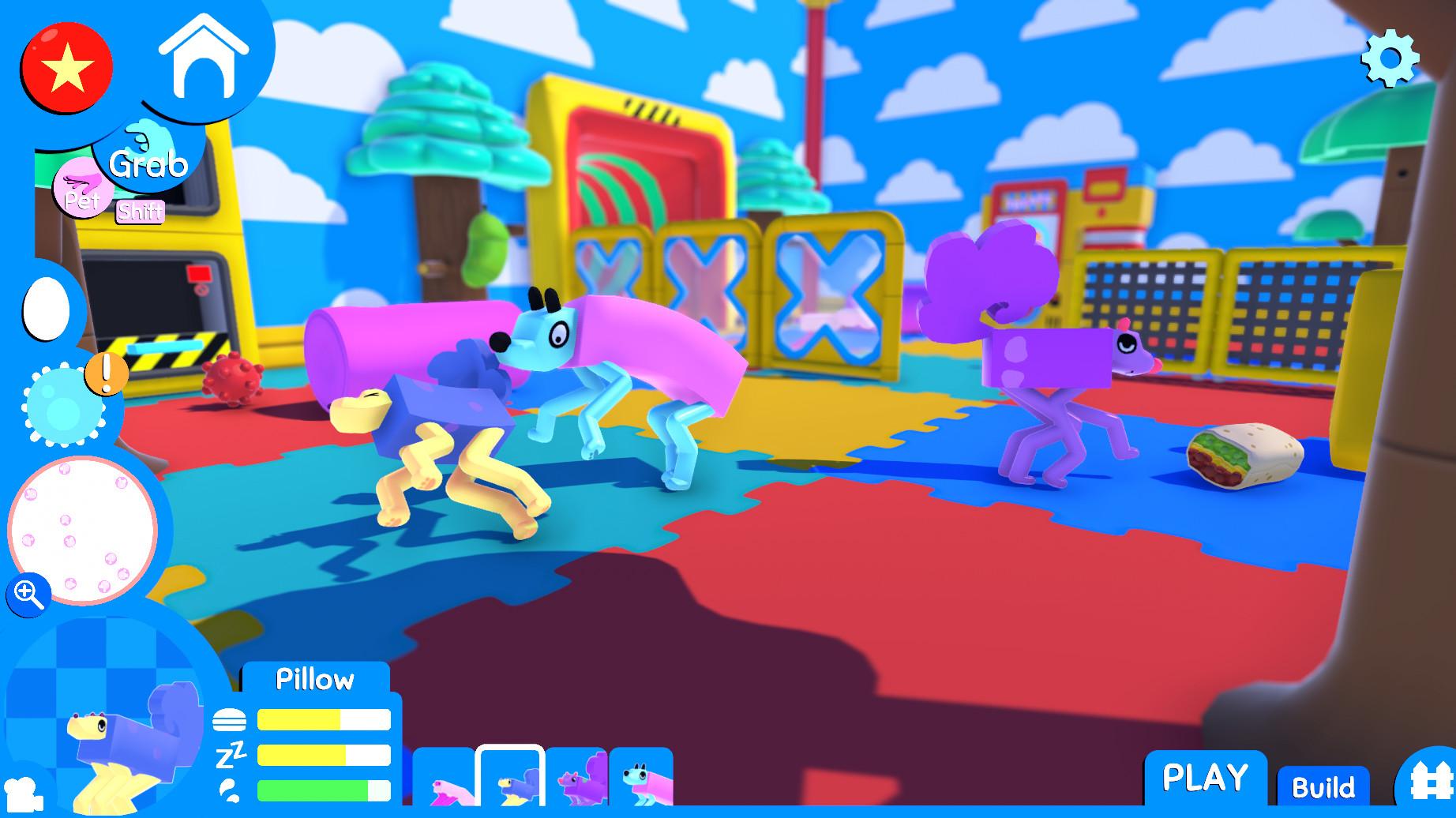 Скриншот №1 из игры Wobbledogs