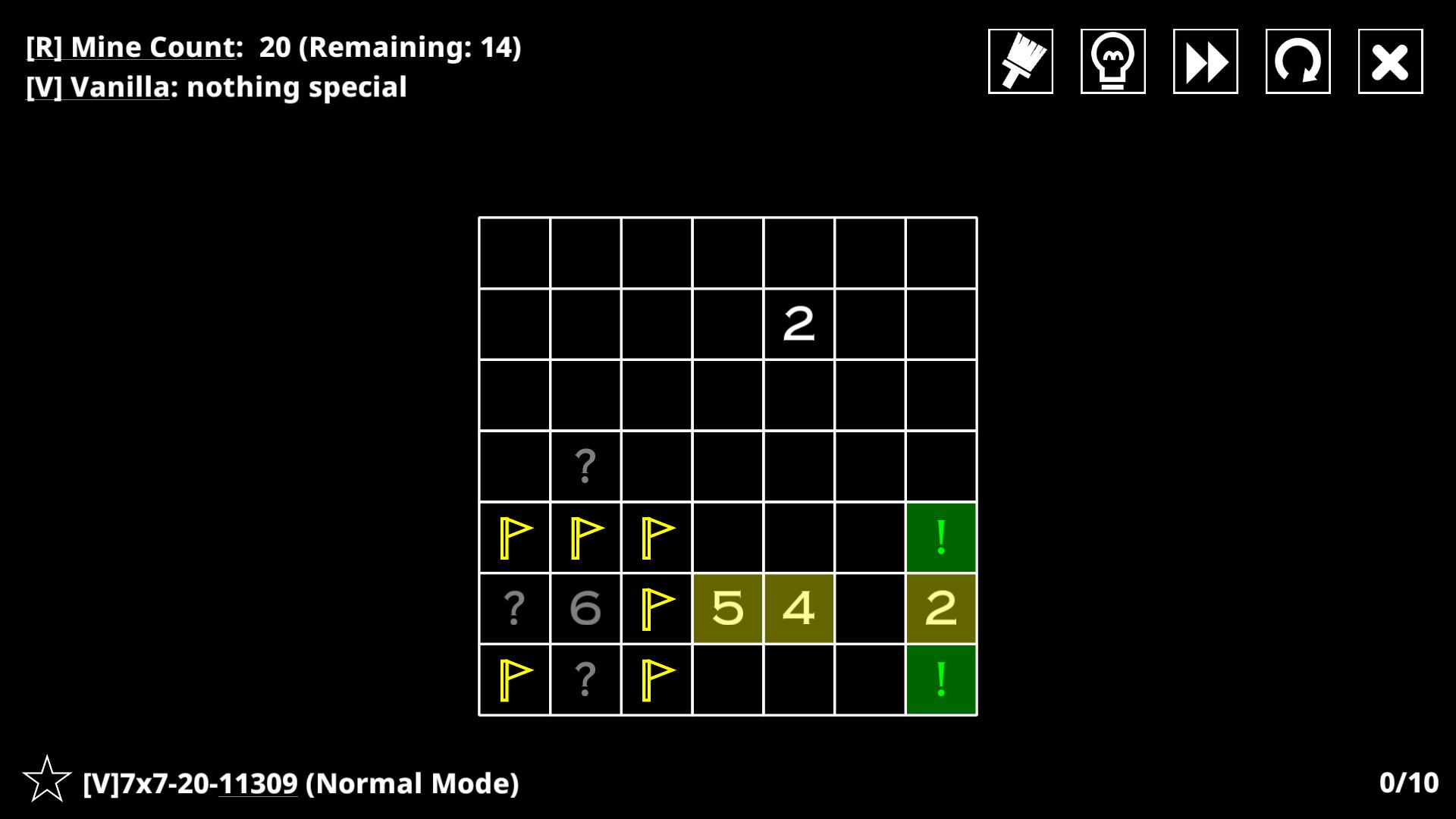Screenshot №1 from game 14 Minesweeper Variants