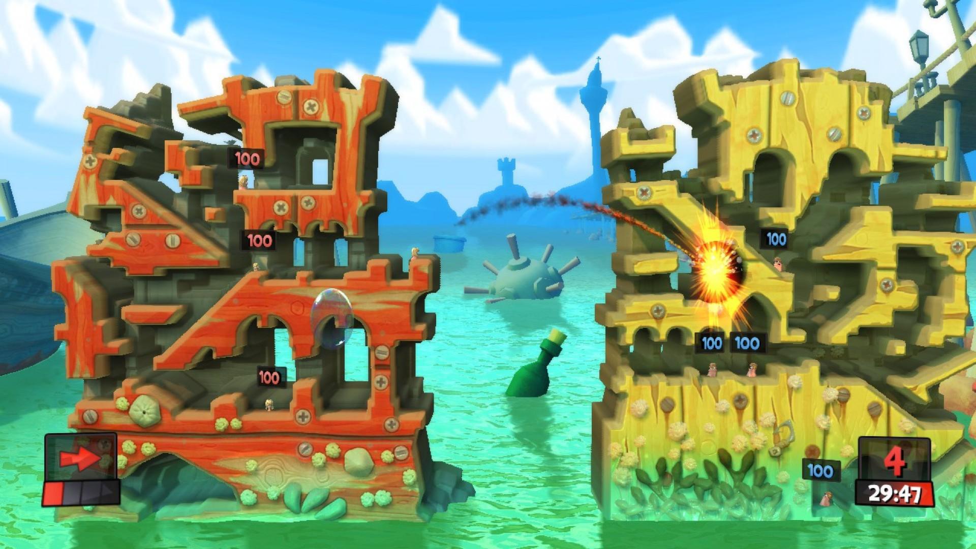 Скриншот №4 из игры Worms Revolution