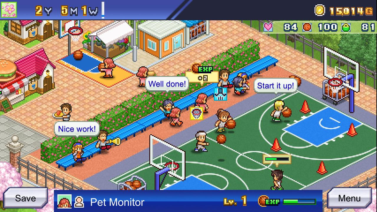 Скриншот №1 из игры Basketball Club Story