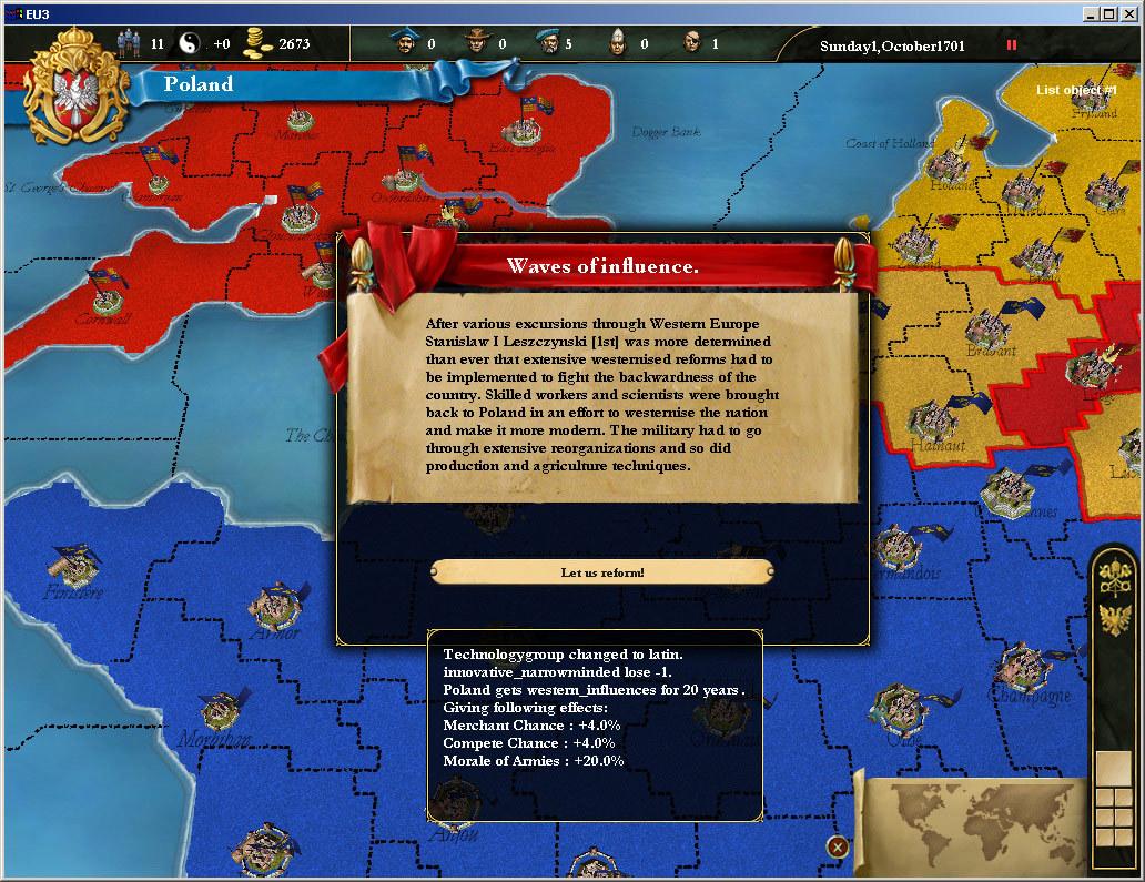 Скриншот №5 из игры Europa Universalis III Complete