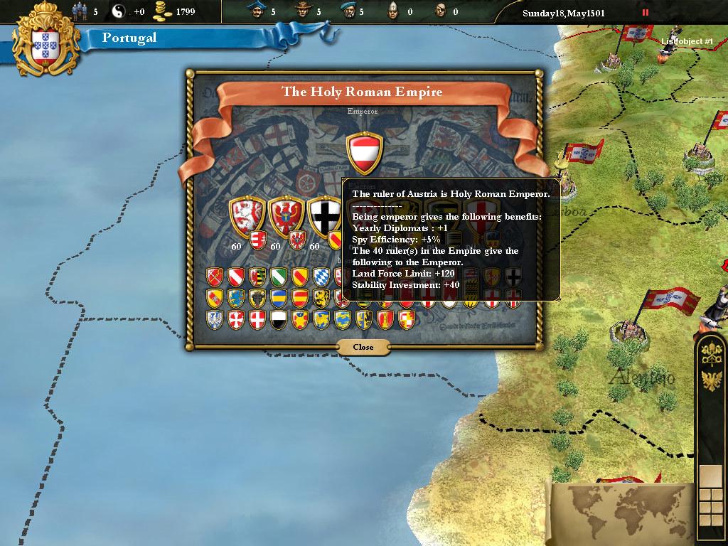 Скриншот №6 из игры Europa Universalis III Complete