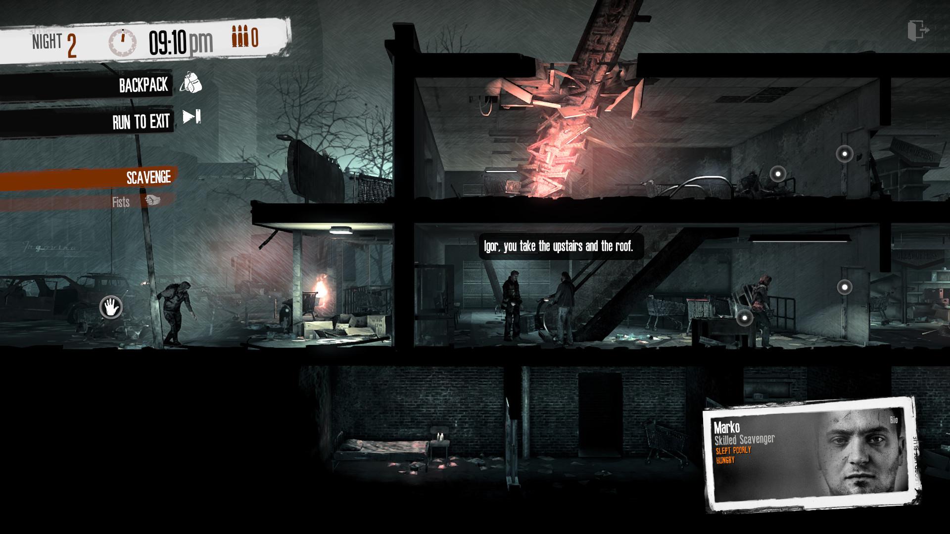 Screenshot №10 from game This War of Mine