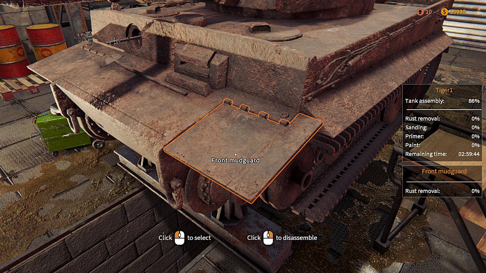 Screenshot №15 from game Tank Mechanic Simulator