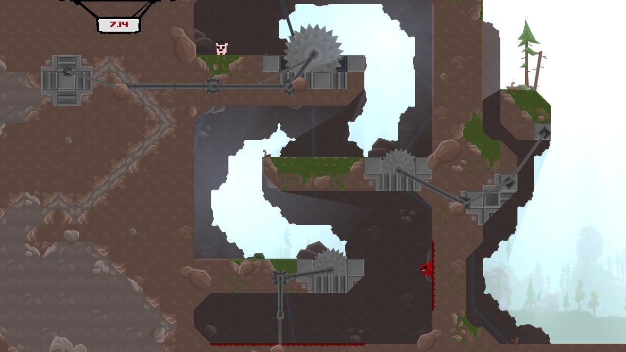 Скриншот №2 из игры Super Meat Boy