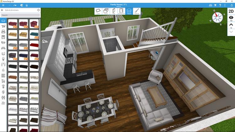 Скриншот №1 из игры Home Design 3D