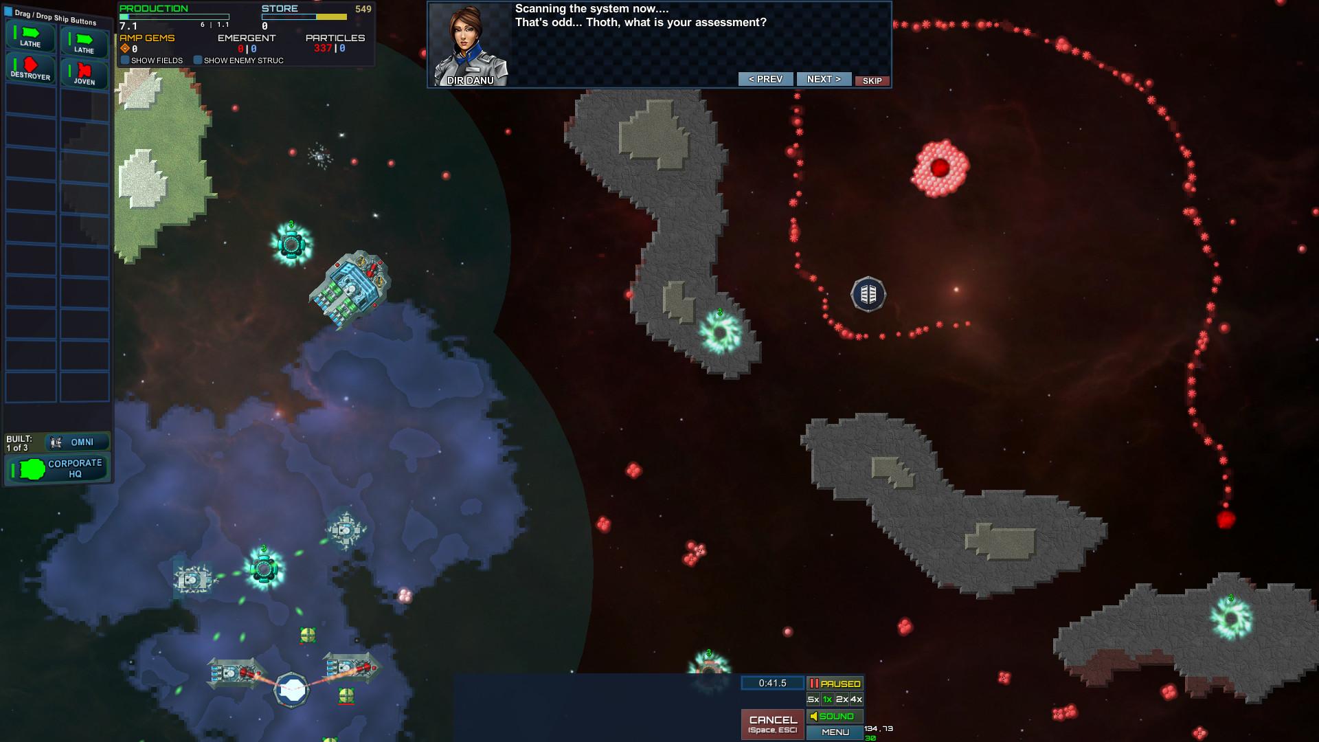Скриншот №5 из игры Particle Fleet: Emergence