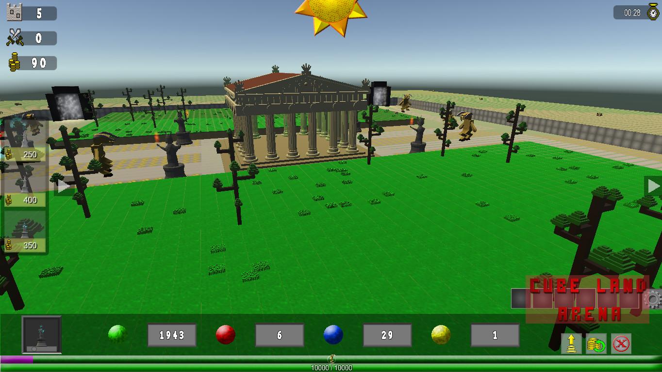Screenshot №3 from game Cube Land Arena