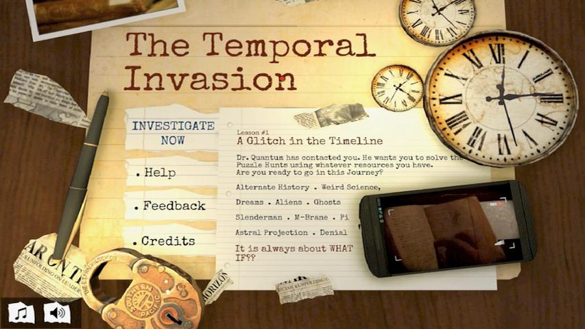 Screenshot №1 from game The Temporal Invasion