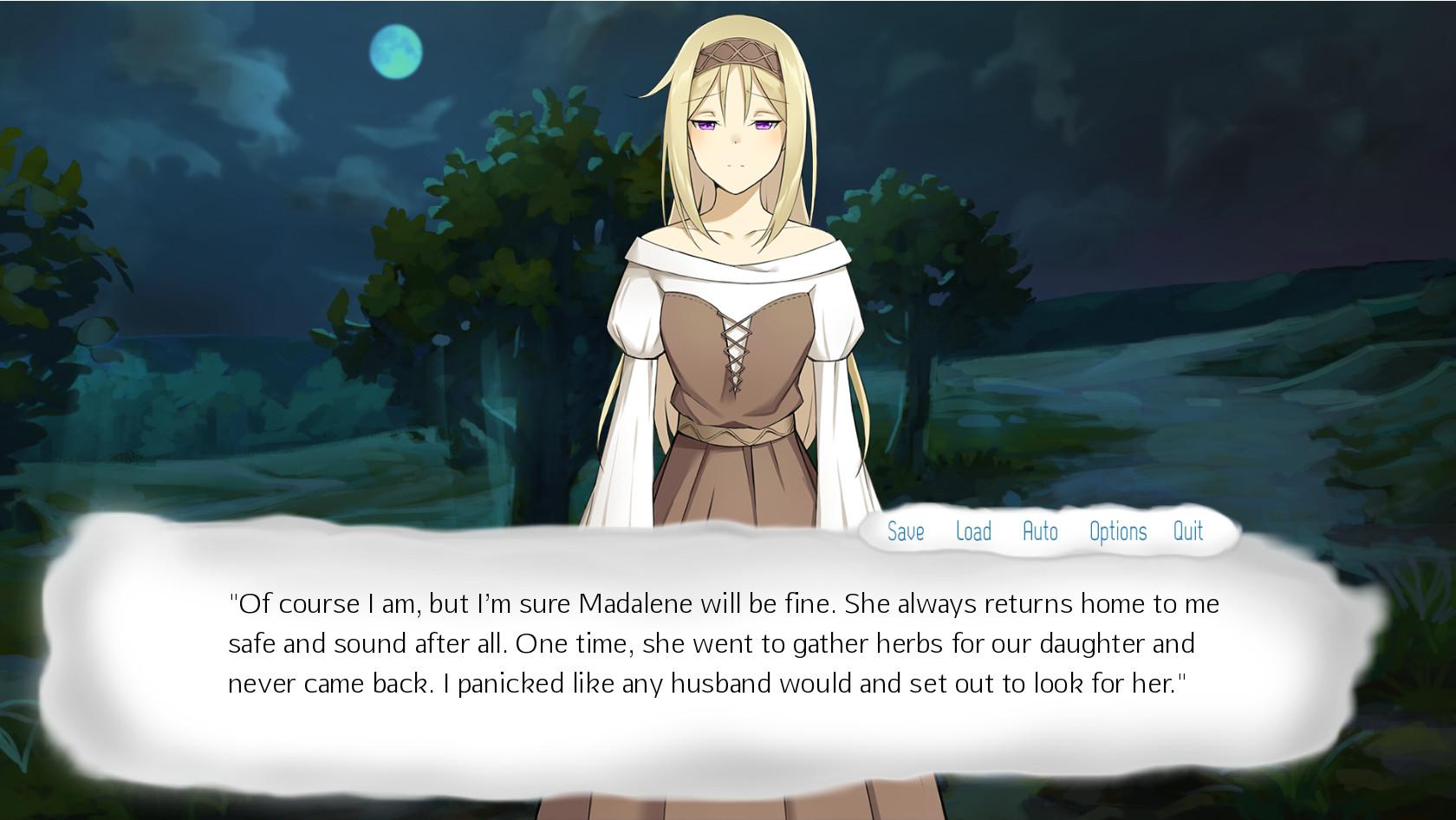 Screenshot №3 from game Forgotten, Not Lost - A Kinetic Novel