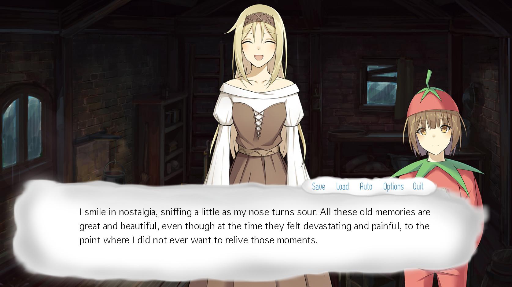 Screenshot №5 from game Forgotten, Not Lost - A Kinetic Novel
