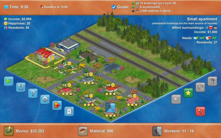 Скриншот №1 из игры Townopolis / Товнополис