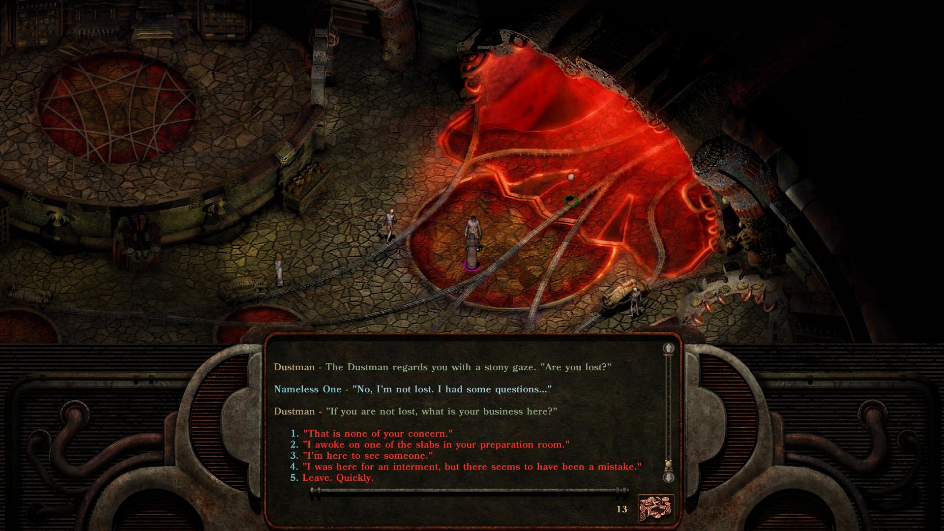 Screenshot №1 from game Planescape: Torment: Enhanced Edition