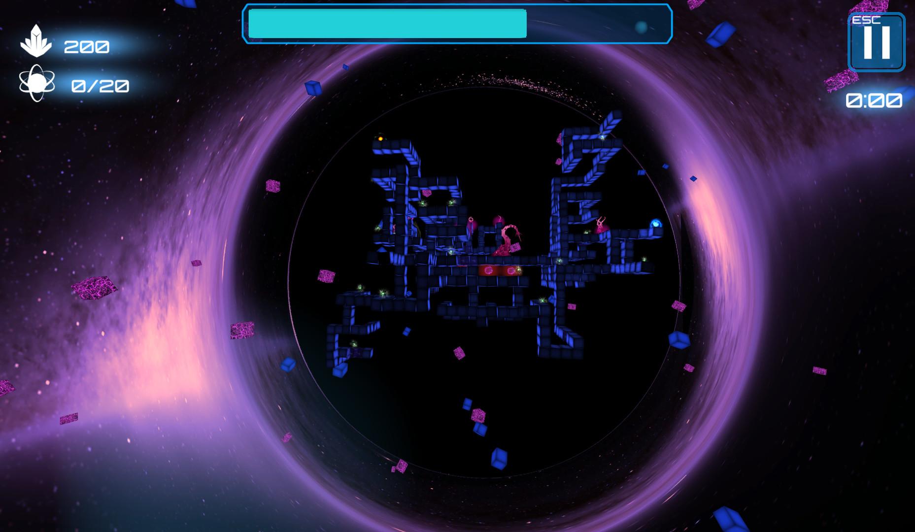 Скриншот №4 из игры Deep Blue 3D Maze in Space