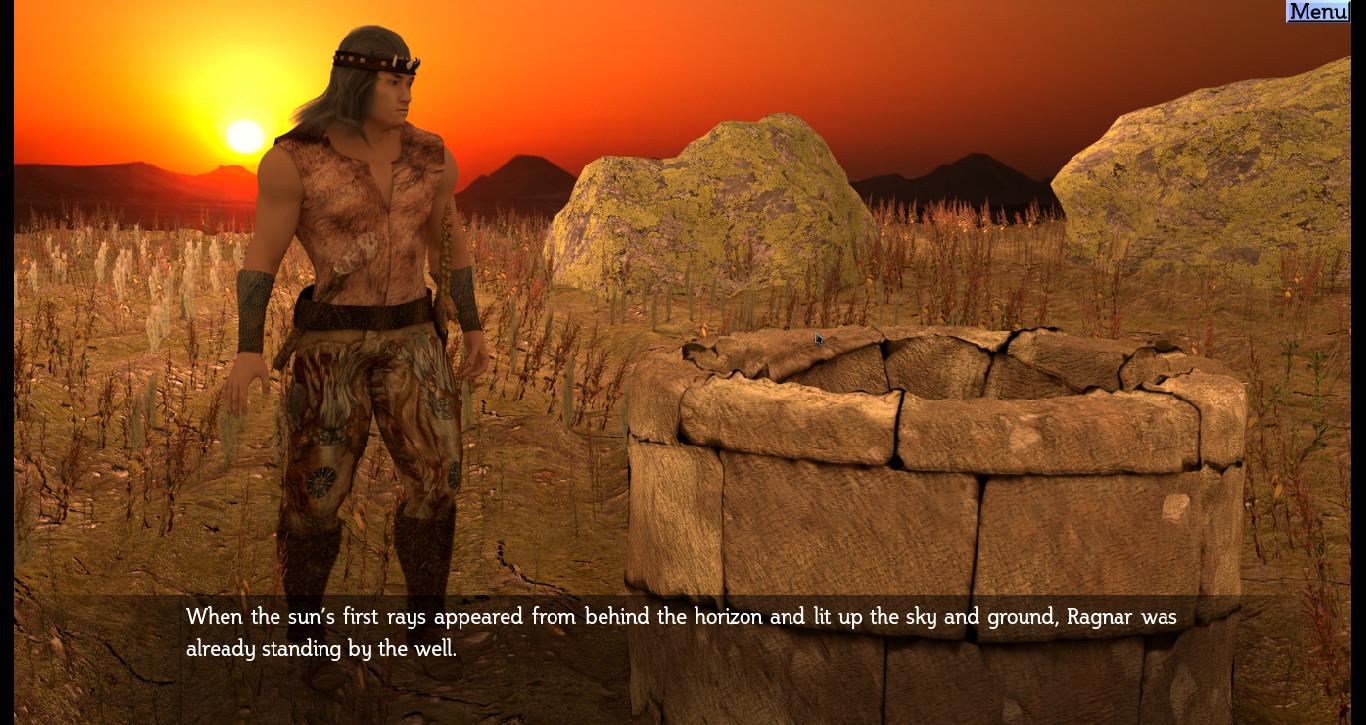 Screenshot №2 from game The Barbarian and the Subterranean Caves