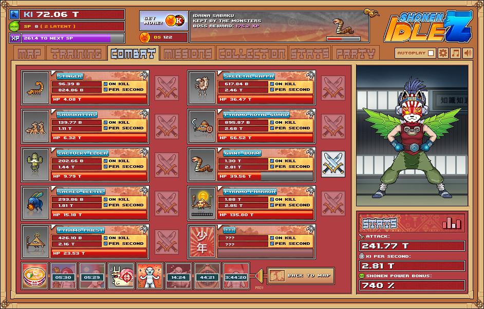 Скриншот №4 из игры Shonen Idle Z
