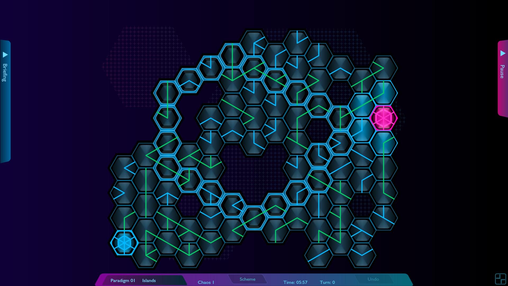 Screenshot №1 from game Hexoscope