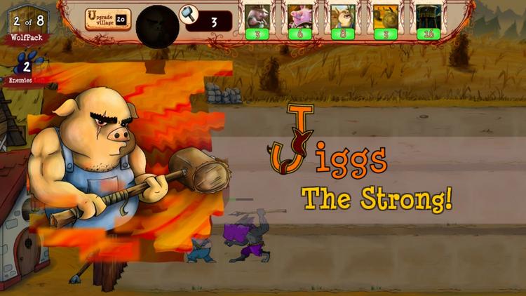Screenshot №1 from game Bacon Tales - Between Pigs and Wolves