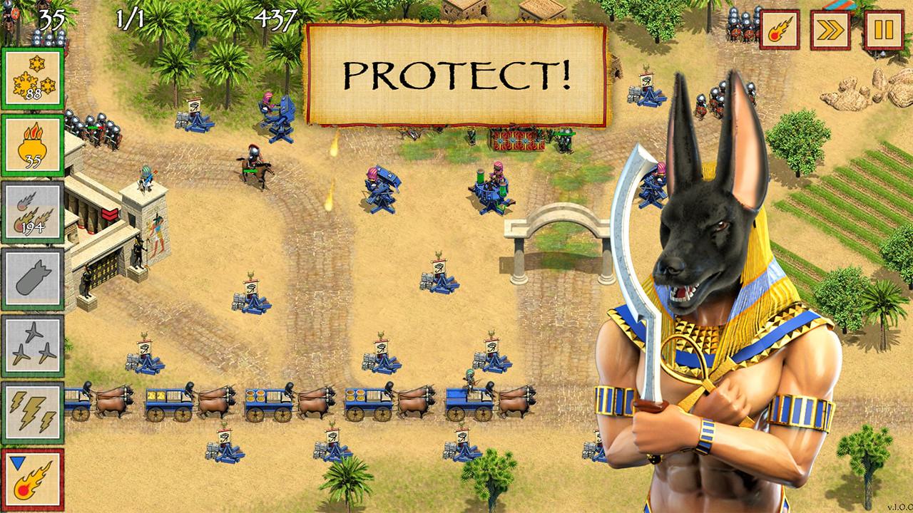 Screenshot №2 from game Defense of Egypt: Cleopatra Mission