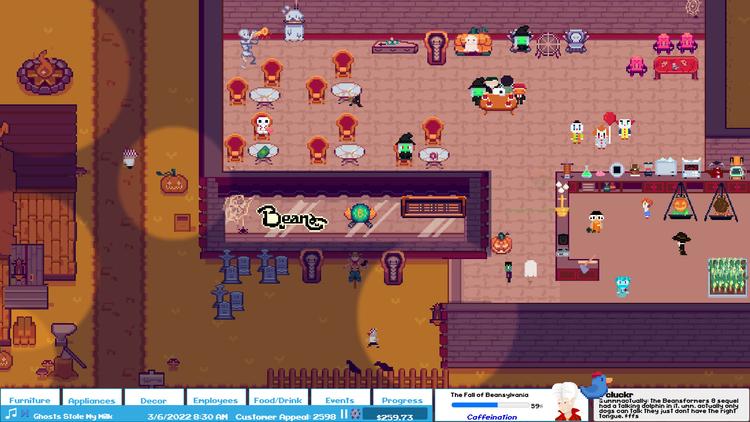 Скриншот №2 из игры Beans: The Coffee Shop Simulator