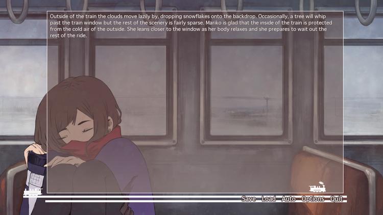 Screenshot №1 from game When Our Journey Ends - A Visual Novel