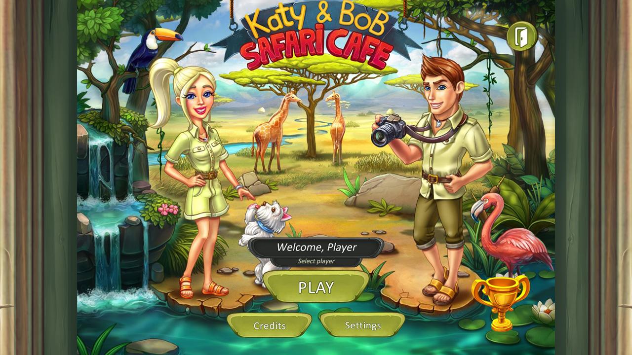 Screenshot №1 from game Katy and Bob: Safari Cafe