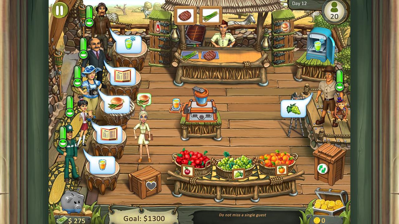 Screenshot №2 from game Katy and Bob: Safari Cafe