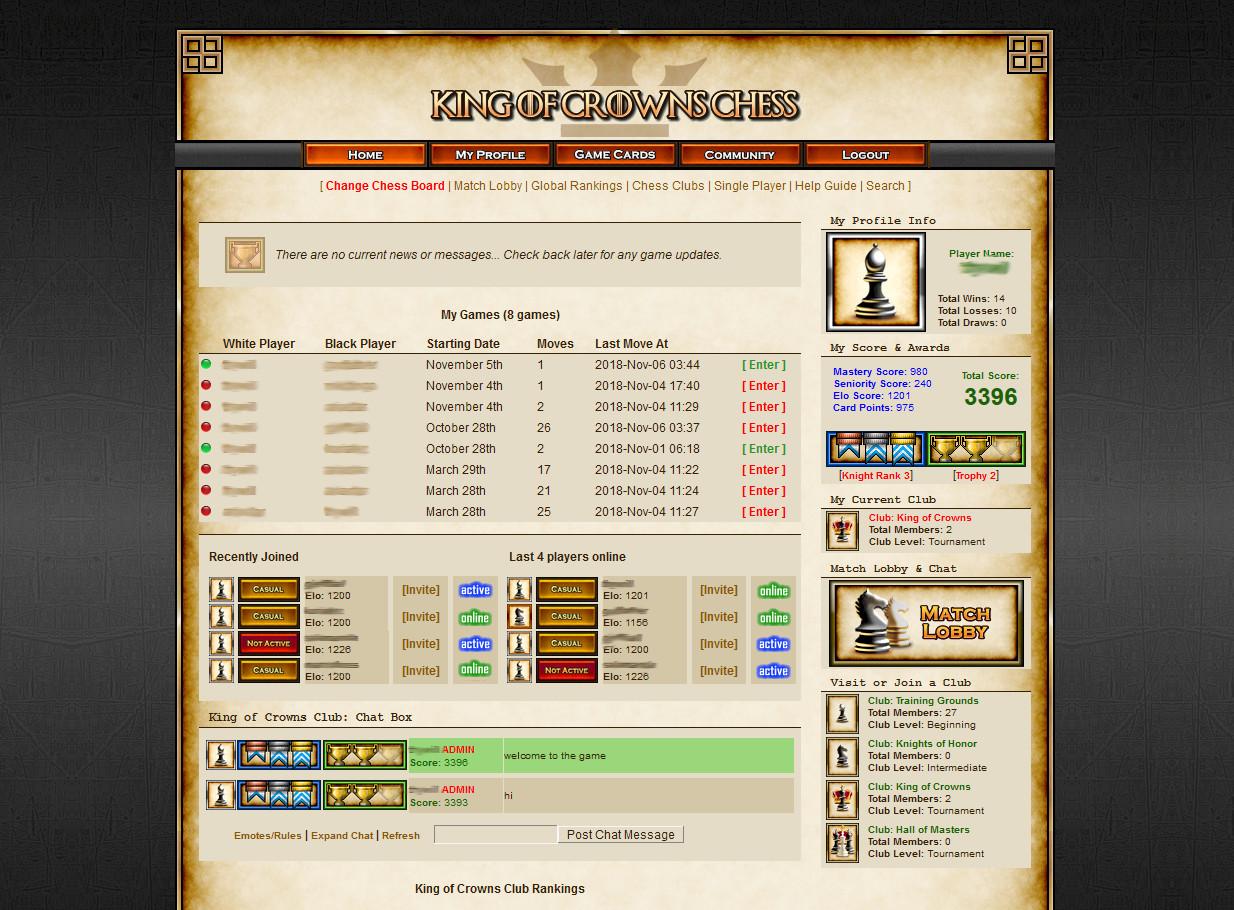 Скриншот №1 из игры Chess: King of Crowns Chess Online