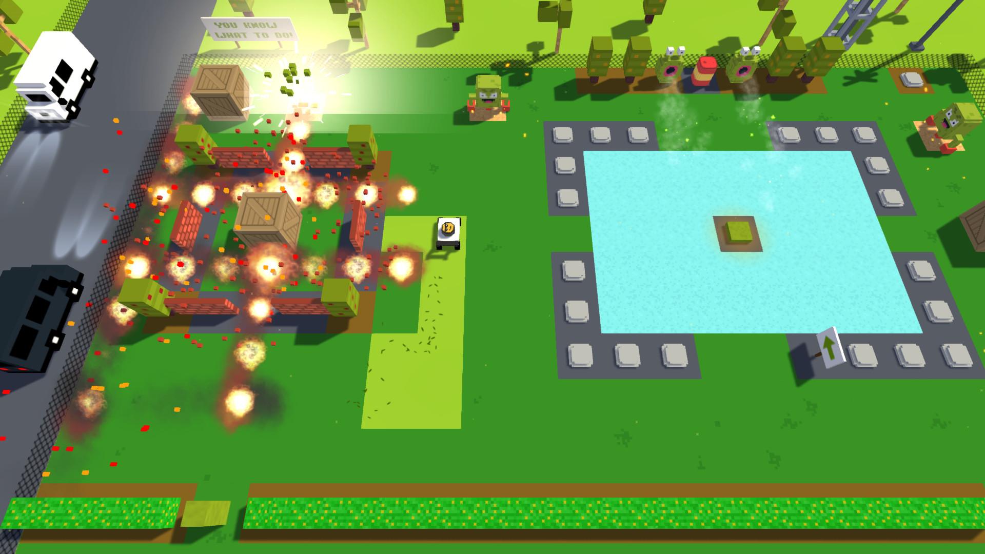 Скриншот №3 из игры Grass Cutter - Mutated Lawns