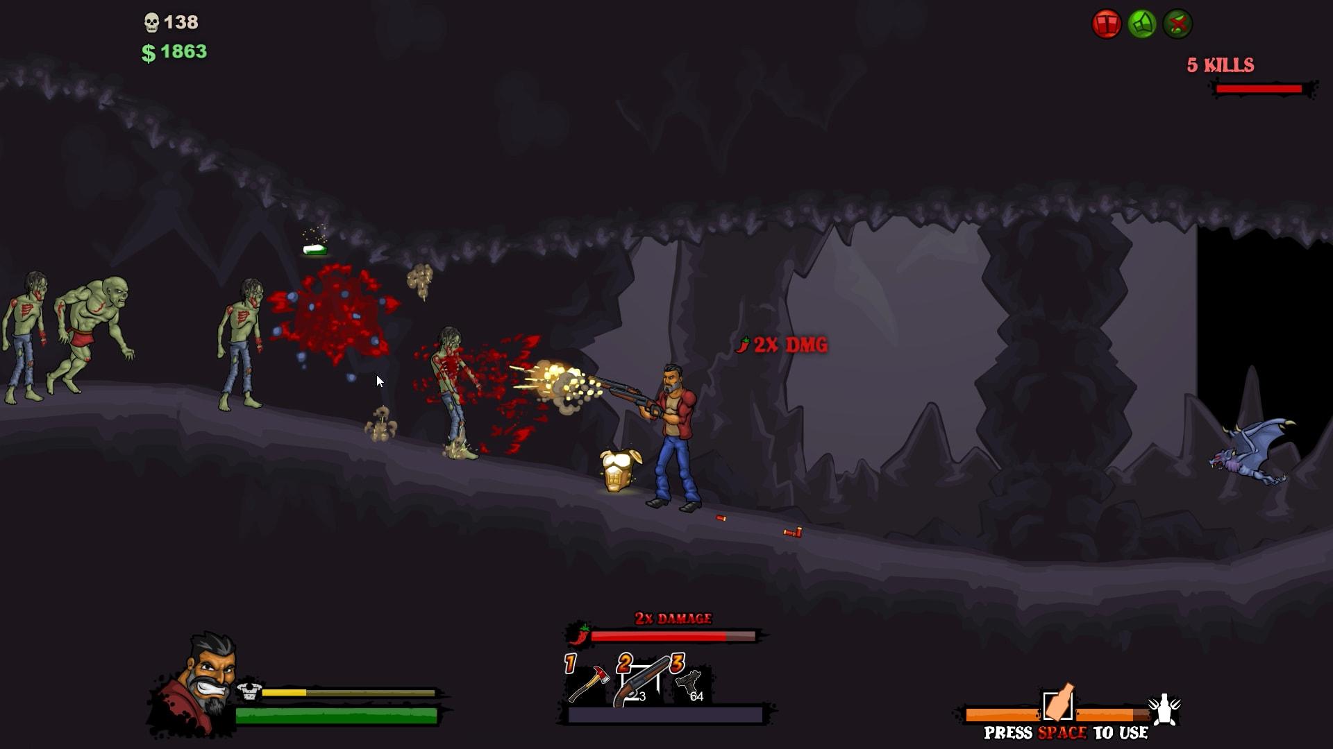 Screenshot №1 from game Tequila Zombies 3
