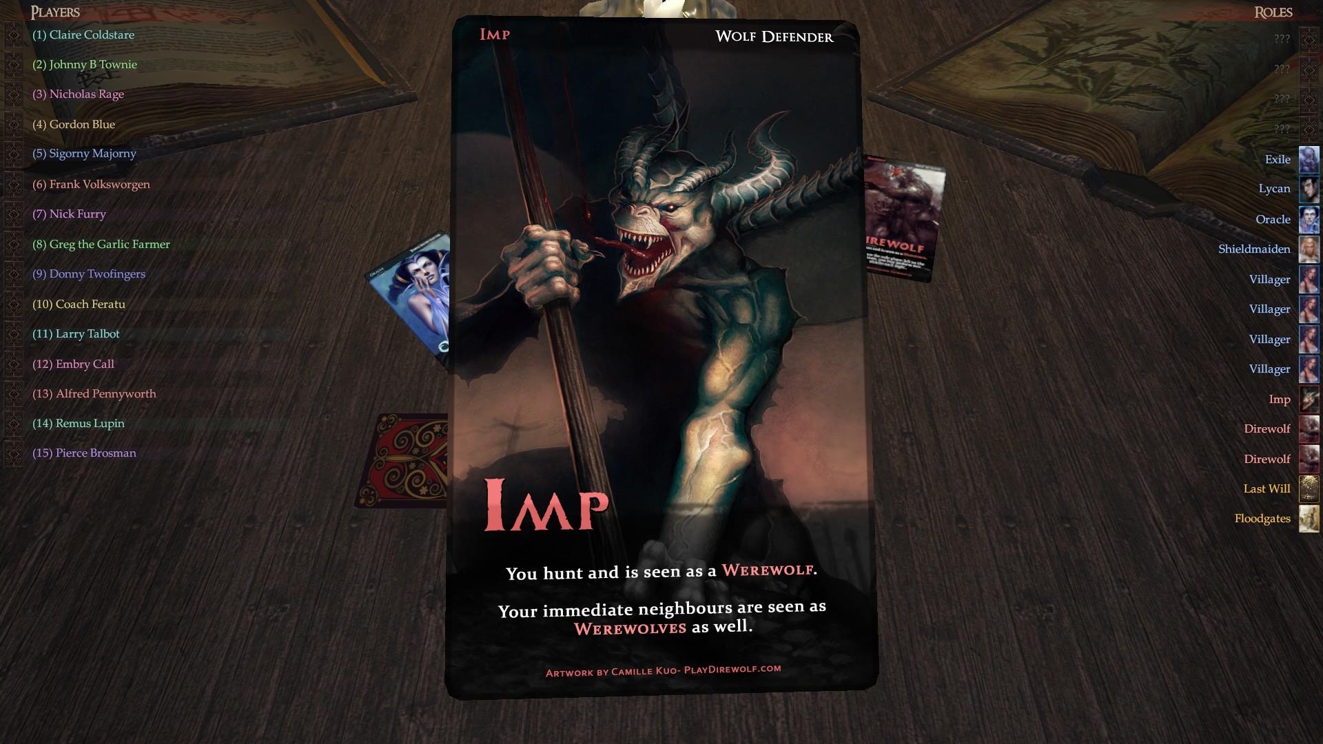 Screenshot №1 from game Wolflord - Werewolf Online
