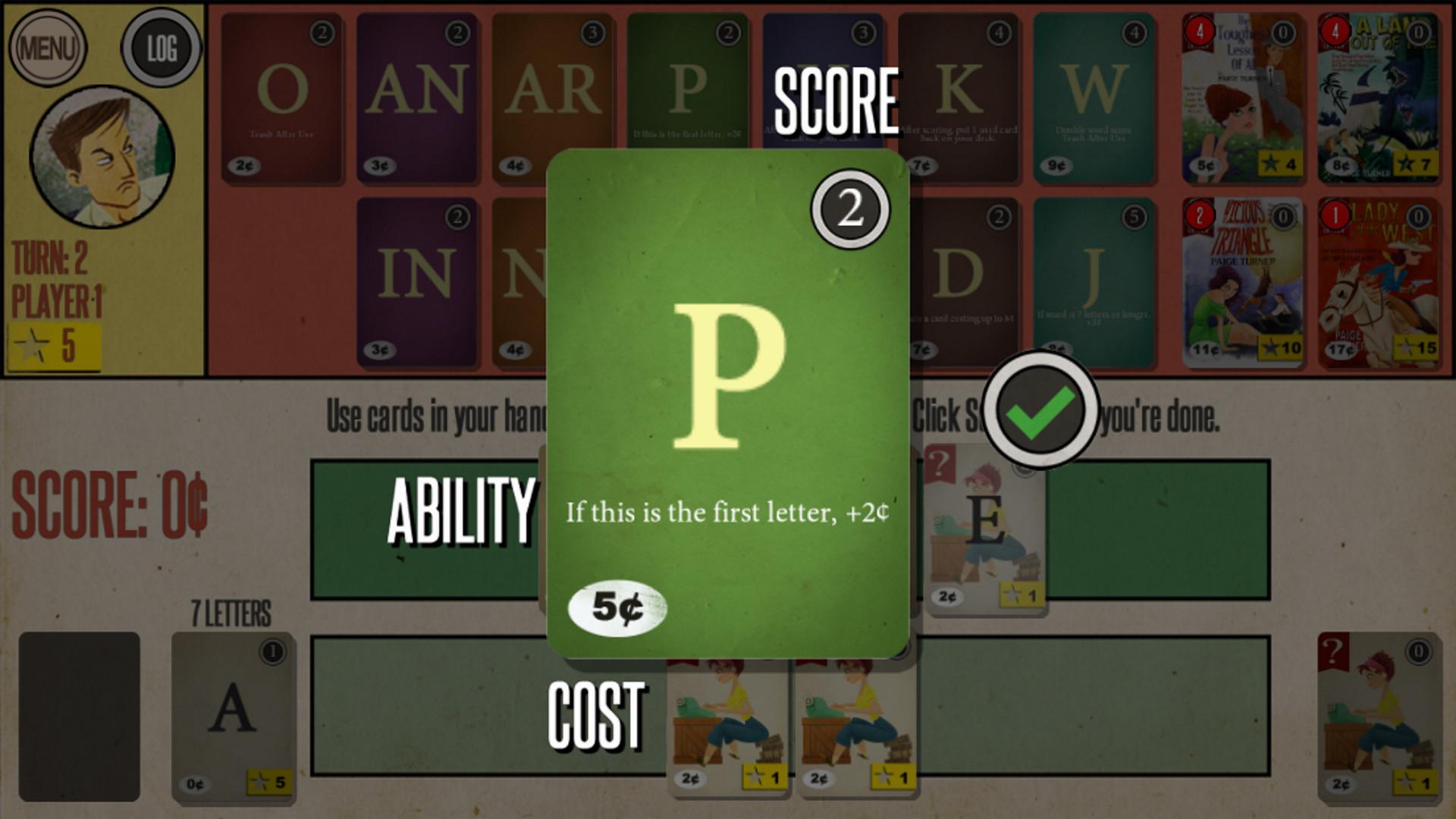 Screenshot №1 from game Paperback: The Game