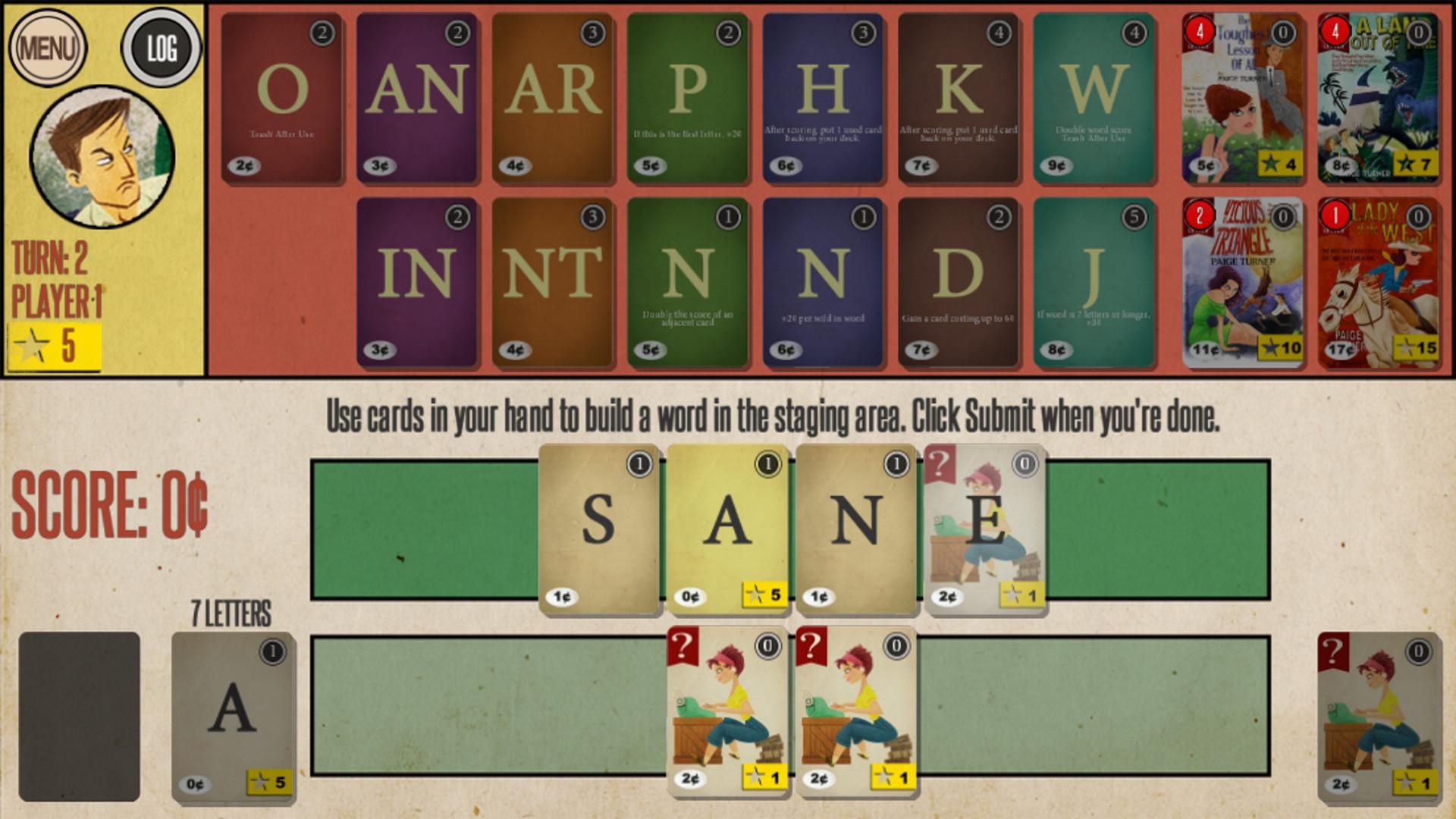 Screenshot №2 from game Paperback: The Game