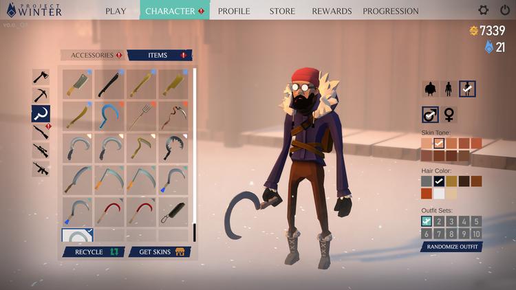 Скриншот №1 из игры Project Winter