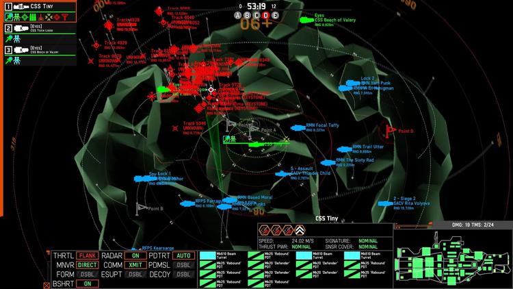 Скриншот №1 из игры NEBULOUS: Fleet Command